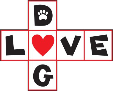 Dog Love clipart