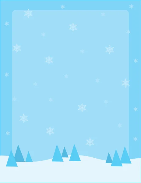 Schnee-Hintergrund — Stockvektor