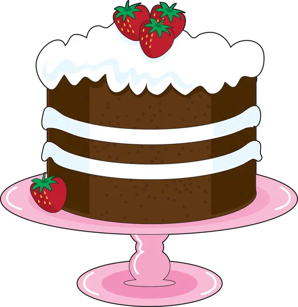 Strawberry Shortcake — Stock Vector