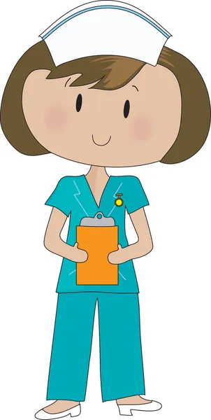 Nurse Scrubs — Stock Vector