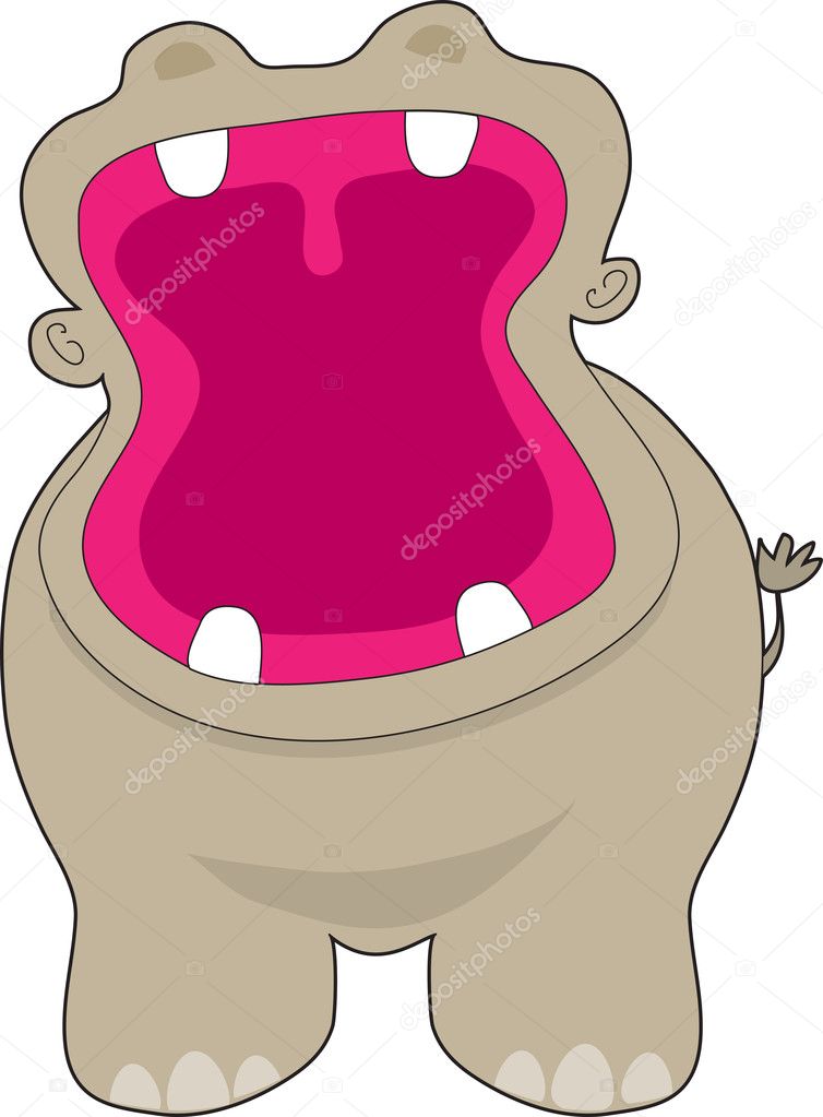 Hippo Big Mouth