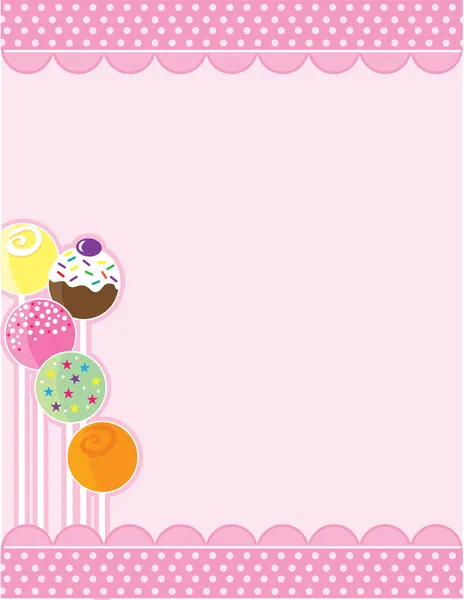 Gâteau pops — Image vectorielle