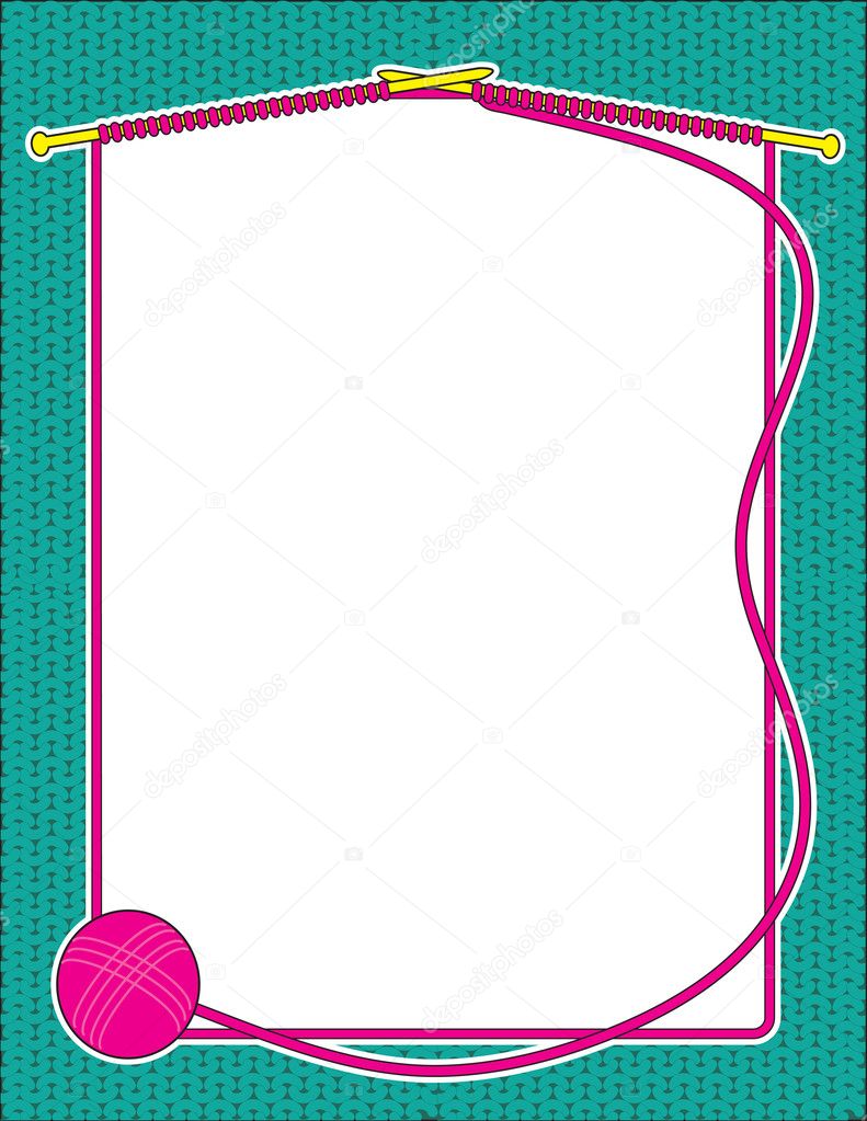 Knitting Background Stock Vector Mkoudis 8827027