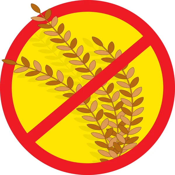 No Wheat — Stock Vector