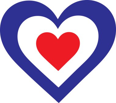 French Heart clipart