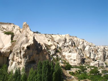 eski mağara city Göreme, Kapadokya, Türkiye