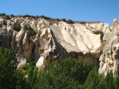 eski mağara city Göreme, Kapadokya, Türkiye