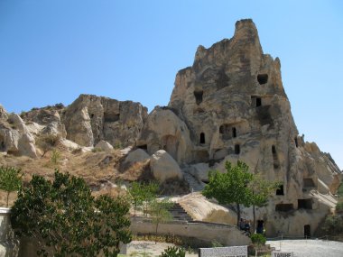 eski mağara city Göreme, Kapadokya, Türkiye