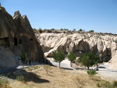 eski mağara city Göreme, Kapadokya, Türkiye