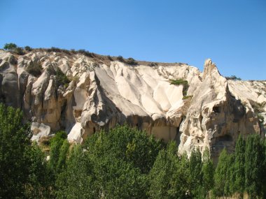 eski mağara city Göreme, Kapadokya, Türkiye