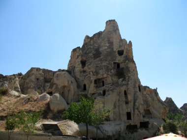 eski mağara city Göreme, Kapadokya, Türkiye