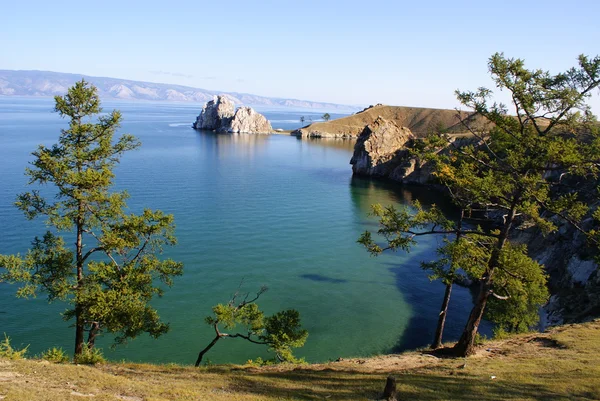 เกาะโอลคอน ทะเลสาบไบคอล รัสเซีย — ภาพถ่ายสต็อก