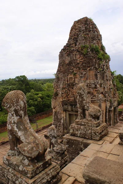 Ősi templom angkor wat, Kambodzsa — Stock Fotó