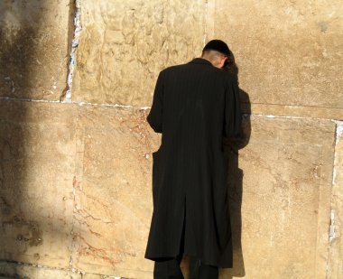 The Wailing Wall, Jerusalem, Israel clipart