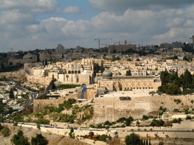 The old city of Jerusalem, Israel clipart