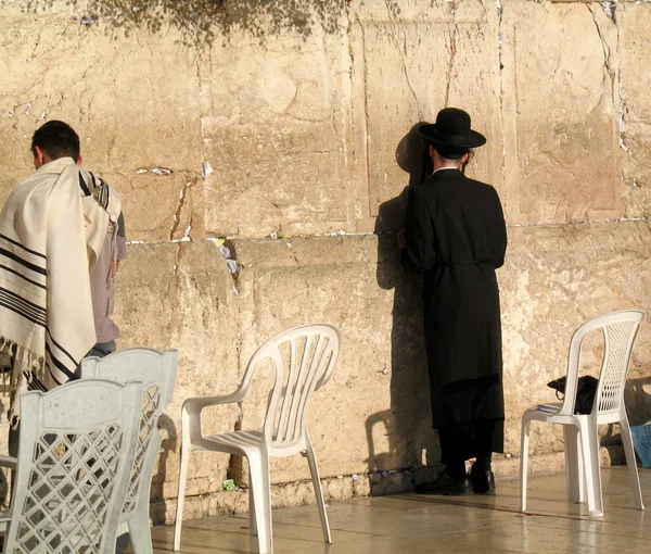 O Muro das Lamentações, Jerusalém, Israel — Fotografia de Stock