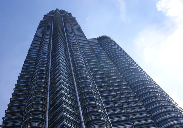 Petronas Towers, em Kuala Lumpur, Malásia — Fotografia de Stock