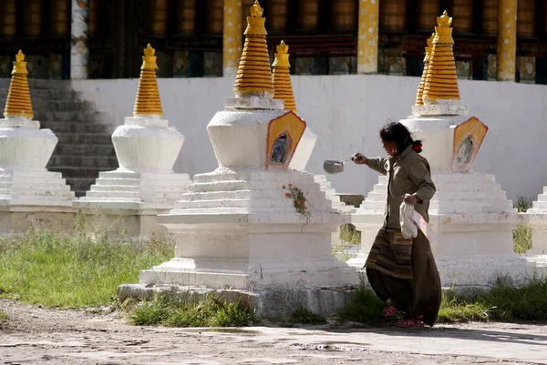 Stock image Buddist Monastery in Litang, Tibet, China