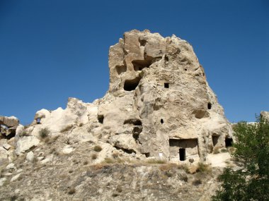 Uçhisar cave city Kapadokya, Türkiye