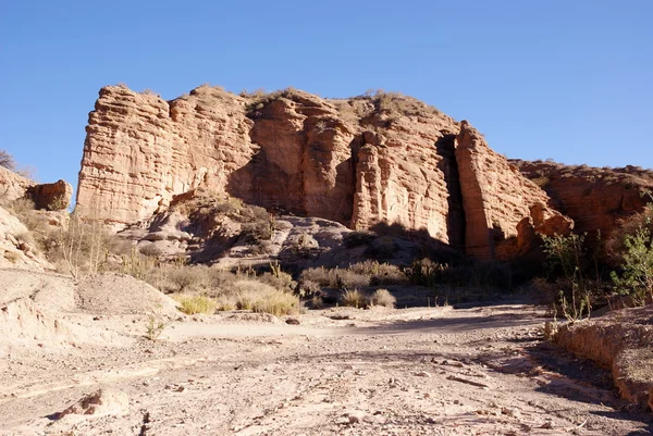 Desert, Andes landschap met canyon, tupiza, bolivia — Stockfoto