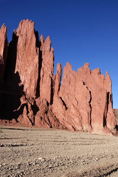 Deserto, Paesaggio andino con canyon, Tupiza, Bolivia — Foto Stock