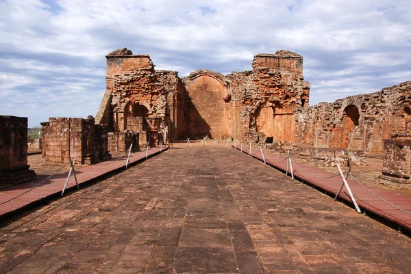 Jesuit mission Ruins in Trinidad Paraguay — Stock Photo, Image