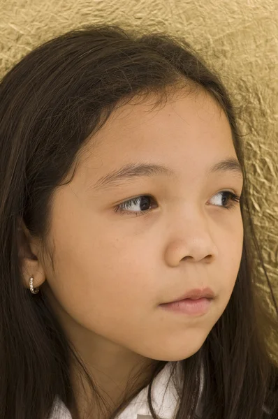 Retrato de menina asiática — Fotografia de Stock