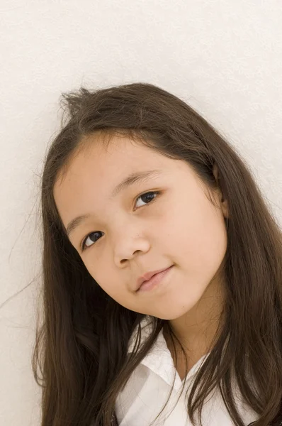 O retrato da menina asiática — Fotografia de Stock