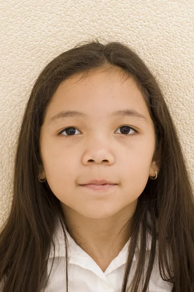 Retrato de menina asiática — Fotografia de Stock