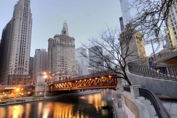 HDR Чикаго — стоковое фото