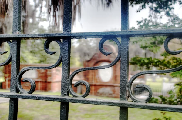 Cemitério em Savannah — Fotografia de Stock