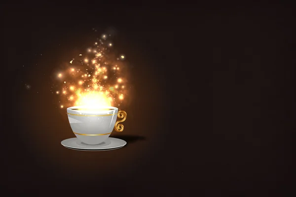 Magiczna kawa — Zdjęcie stockowe