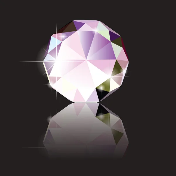 Ícone de diamante — Vetor de Stock