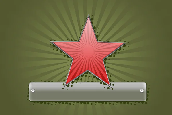 Estrela vermelha — Fotografia de Stock
