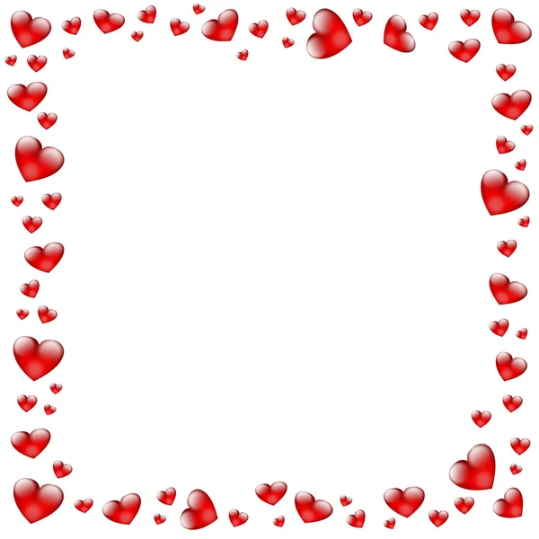 Hearts Frame — Stock Photo, Image