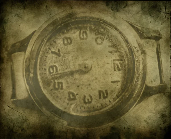 Een oude klok — Stockfoto