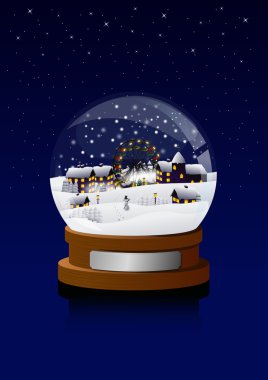 Snow globe clipart