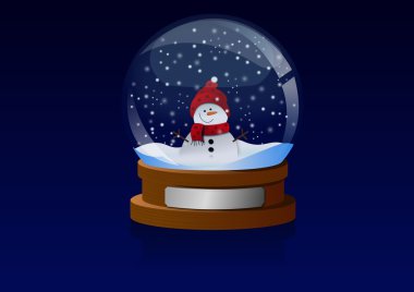 Snow globe clipart