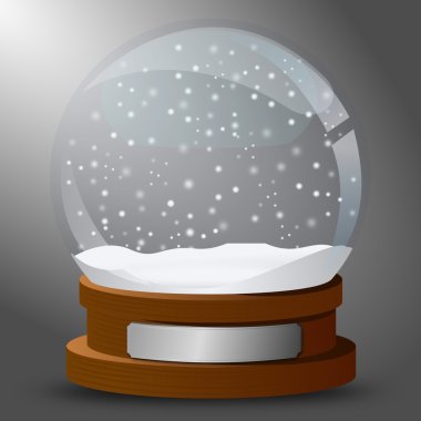 Snow globe clipart