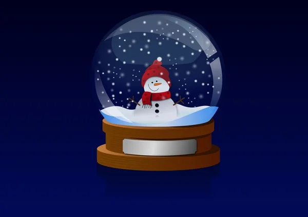 Boule à neige — Image vectorielle