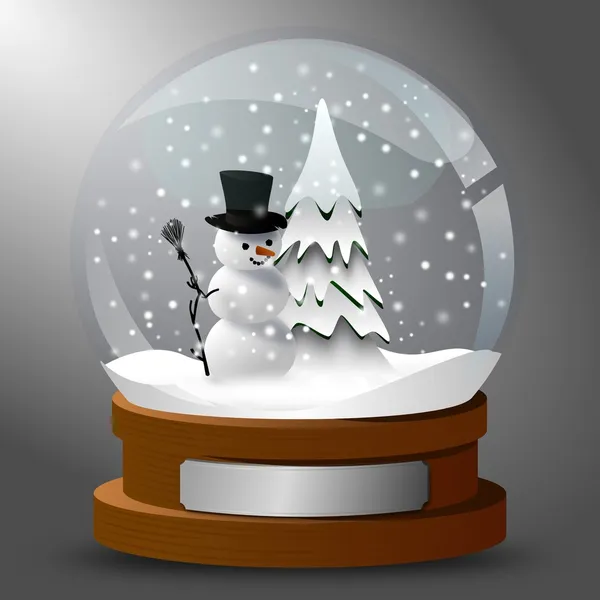 Снежный шар — стоковый вектор