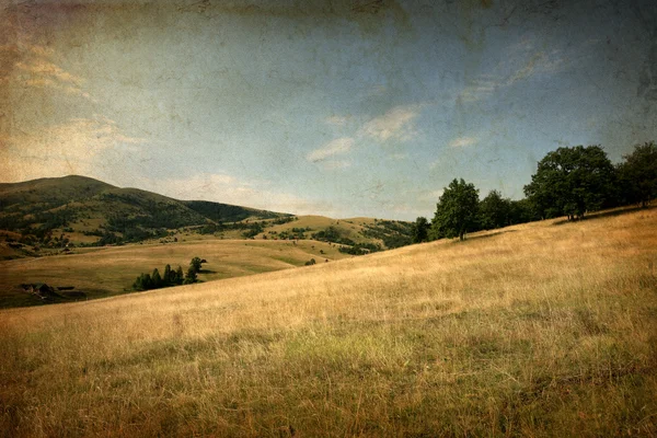 Altes Foto vom Landraum — Stockfoto