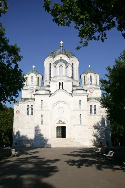 Ορθόδοξη χριστιανική εκκλησία του Αγίου Γεωργίου στην Τόπολα, Σερβία — Φωτογραφία Αρχείου