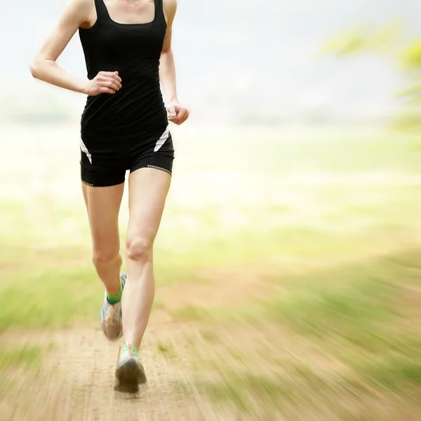 Correndo rápido — Fotografia de Stock