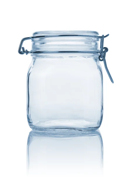 Vasetto di vetro vuoto — Foto Stock