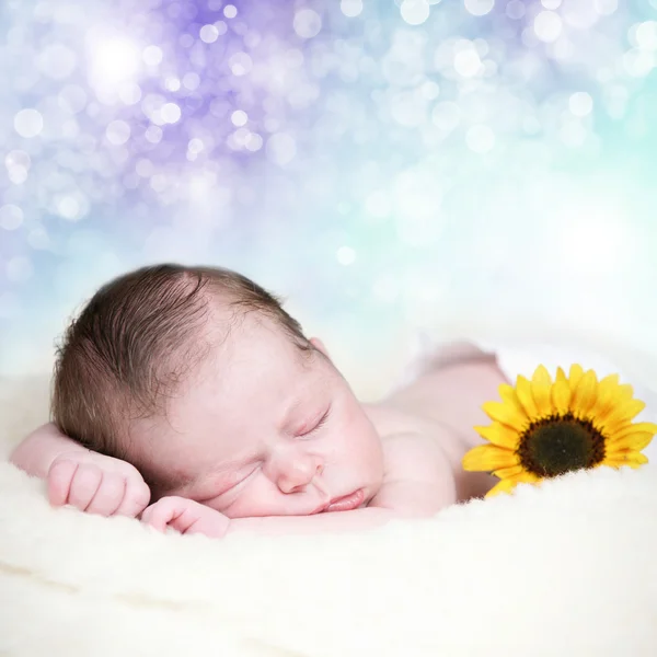 Adorable newborn baby — Stock Photo, Image