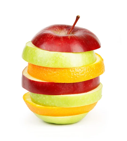 Frutta fresca affettata — Foto Stock