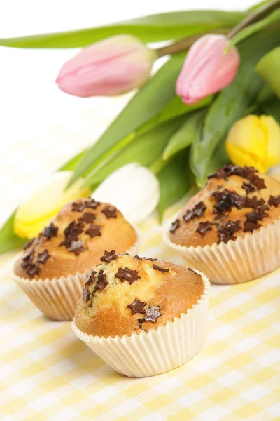 Huis gebakken muffins — Stockfoto