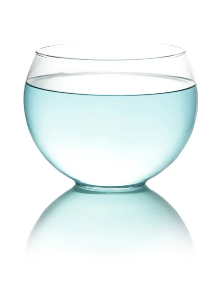 Stock image Blue toned water in fishbowl