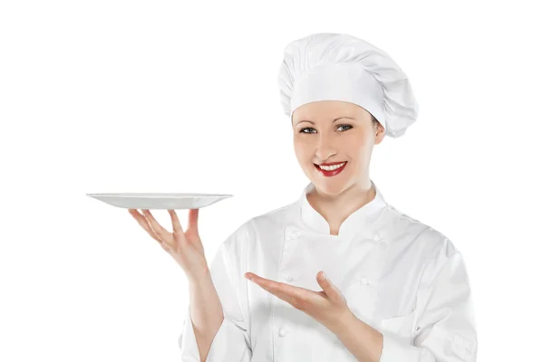 Young female chef — Stock Photo, Image